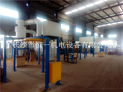 工程機(jī)械配件噴涂生產(chǎn)線(xiàn)